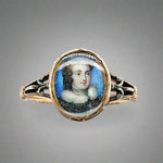 Bernard Lens III Miniature ring-Charlotte Sayers Antique Jewellery