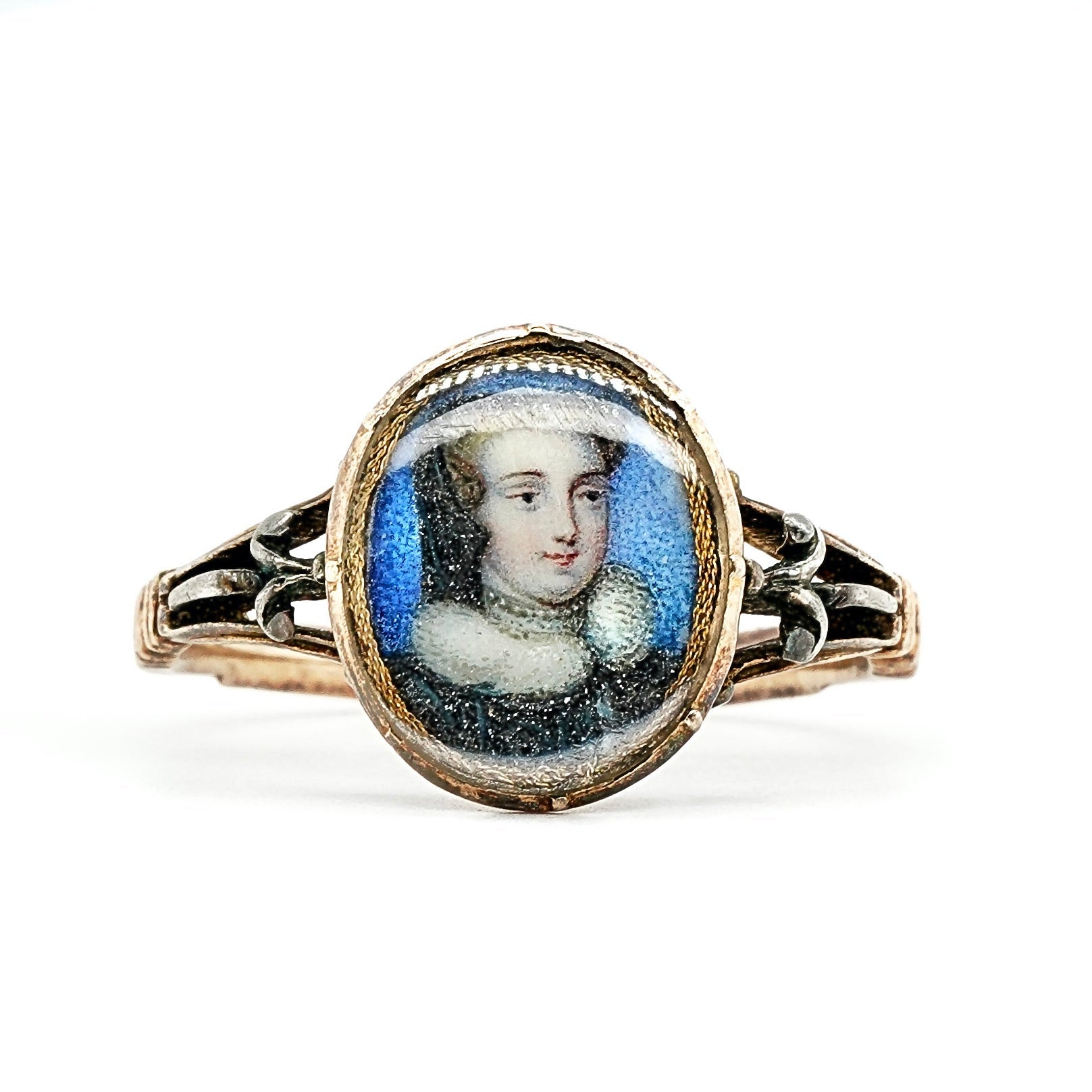 Bernard Lens III Miniature ring-Charlotte Sayers Antique Jewellery