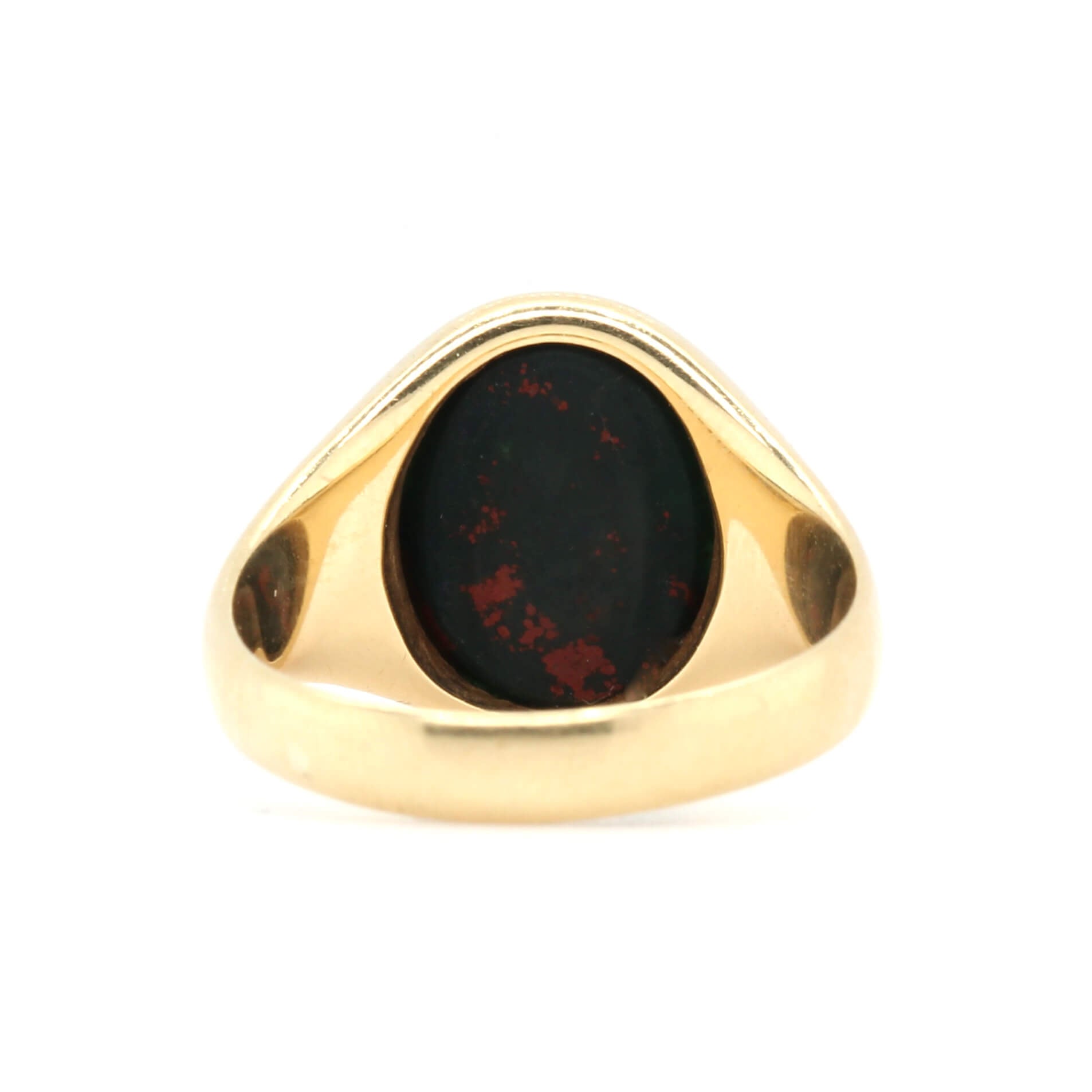 Bloodstone Intaglio Signet Ring-Charlotte Sayers Antique Jewellery