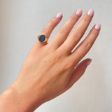 Bloodstone Intaglio Signet Ring-Charlotte Sayers Antique Jewellery