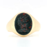 Bloodstone Intaglio Signet Ring-Charlotte Sayers Antique Jewellery