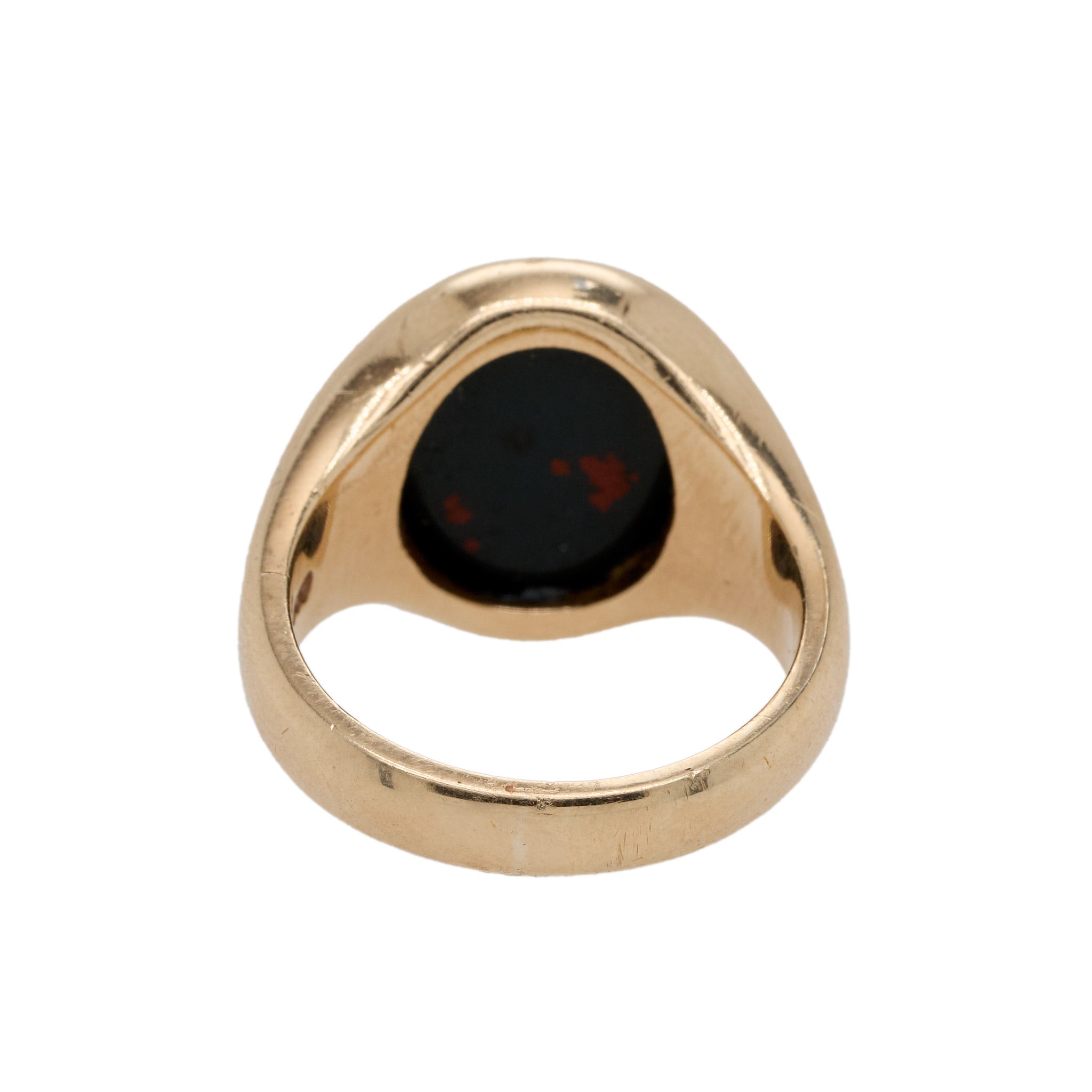 Bloodstone Signet Ring-Charlotte Sayers Antique Jewellery
