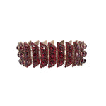 Bohemian Garnet Bracelet-Charlotte Sayers Antique Jewellery