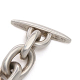 Danish Chunky Silver Chain Link Bracelet