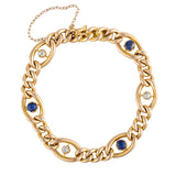 Sapphire and Diamond Bracelet