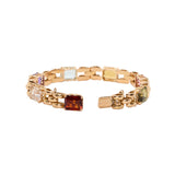 Multi Gem Gold Bracelet
