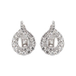 Brilliant Cut Diamond Earrings-Charlotte Sayers Antique Jewellery