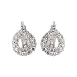 Brilliant Cut Diamond Earrings-Charlotte Sayers Antique Jewellery