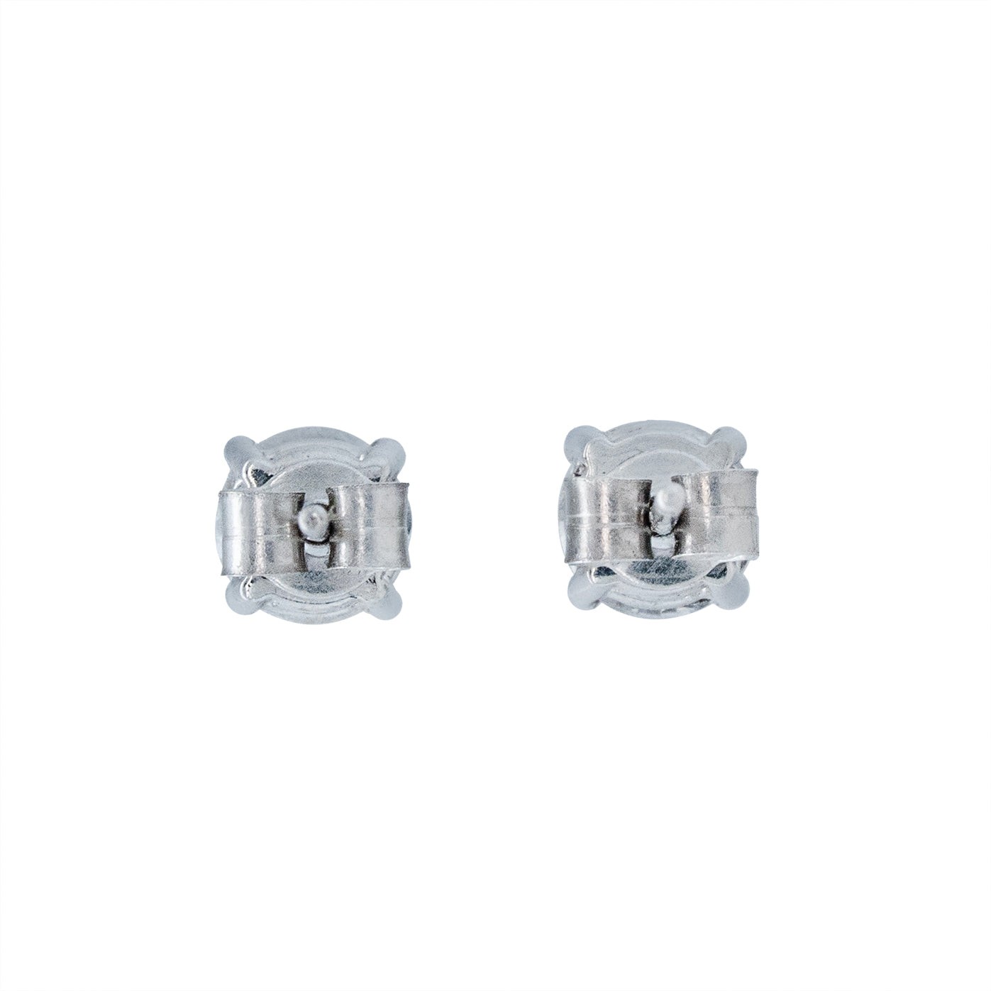Brilliant Cut Diamond Stud Earrings-Charlotte Sayers Antique Jewellery