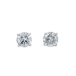 Brilliant Cut Diamond Stud Earrings-Charlotte Sayers Antique Jewellery