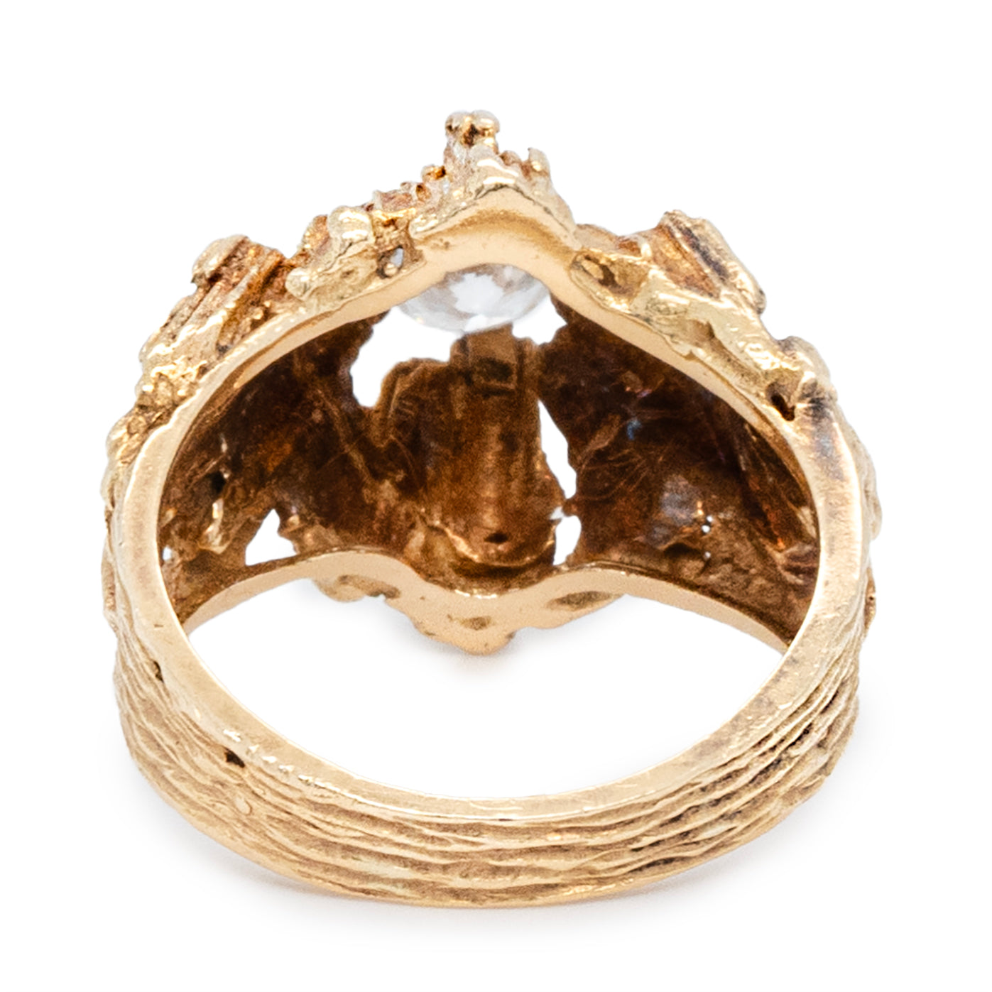 Brutalist Ring-Charlotte Sayers Antique Jewellery