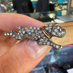 Bulldog Brooch-Charlotte Sayers Antique Jewellery