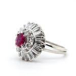 Burma Ruby and Diamond Ring-Charlotte Sayers Antique Jewellery