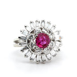 Burma Ruby and Diamond Ring-Charlotte Sayers Antique Jewellery