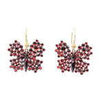 Butterfly Earrings-Charlotte Sayers Antique Jewellery