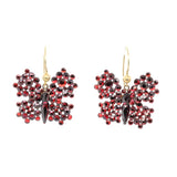 Butterfly Earrings-Charlotte Sayers Antique Jewellery