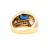 Vintage Sapphire and Diamond Ring
