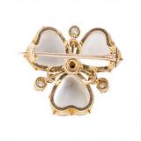 Victorian Clover Brooch