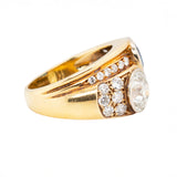 Vintage Sapphire and Diamond Ring