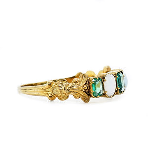 Victorian Emerald and Opal Ring