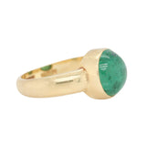 Cabochon Emerald Ring-Charlotte Sayers Antique Jewellery