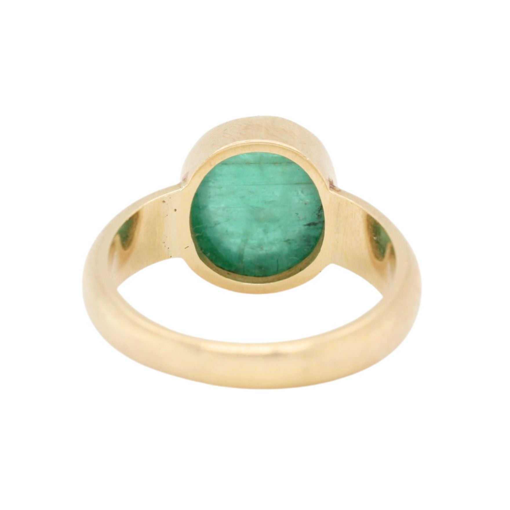 Cabochon Emerald Ring-Charlotte Sayers Antique Jewellery