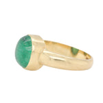 Cabochon Emerald Ring-Charlotte Sayers Antique Jewellery