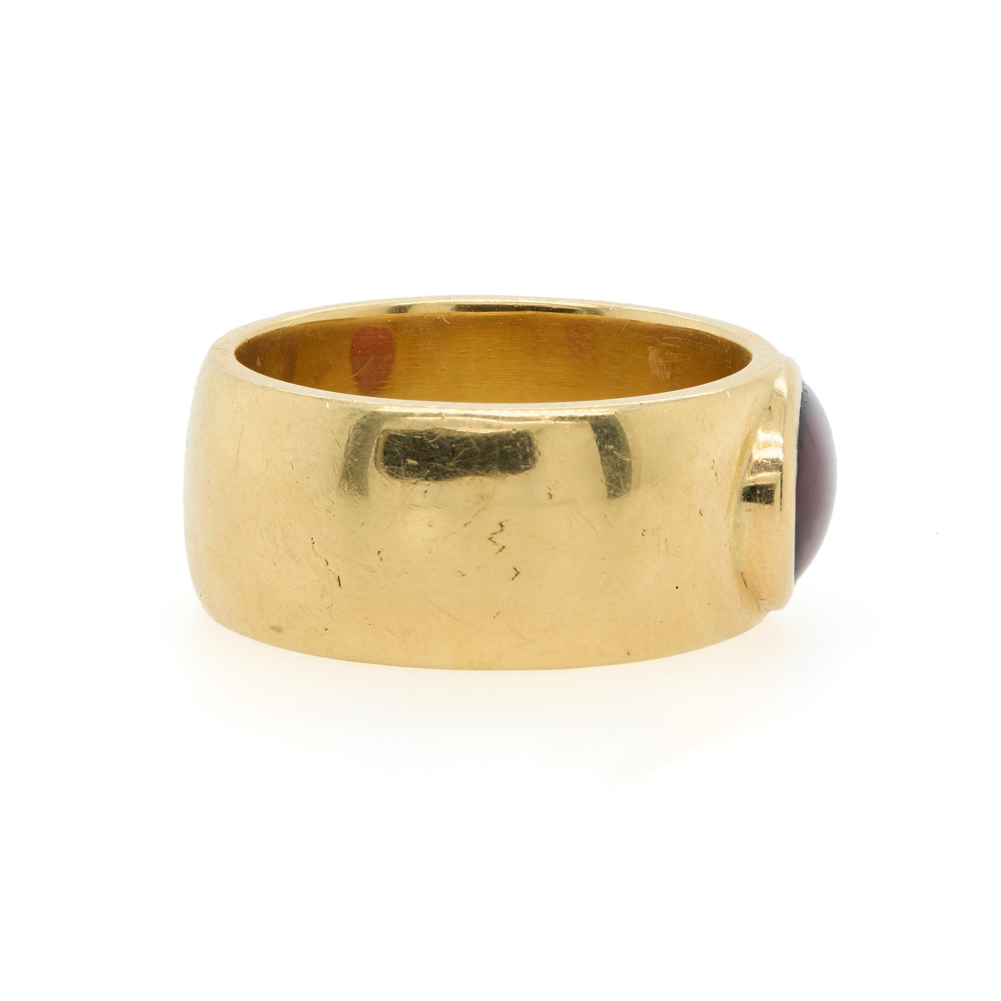 Cabochon Garnet Ring-Charlotte Sayers Antique Jewellery