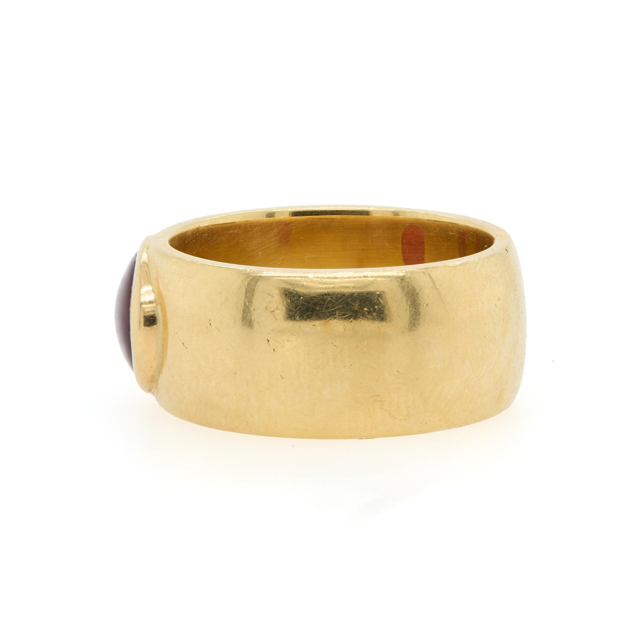 Cabochon Garnet Ring-Charlotte Sayers Antique Jewellery