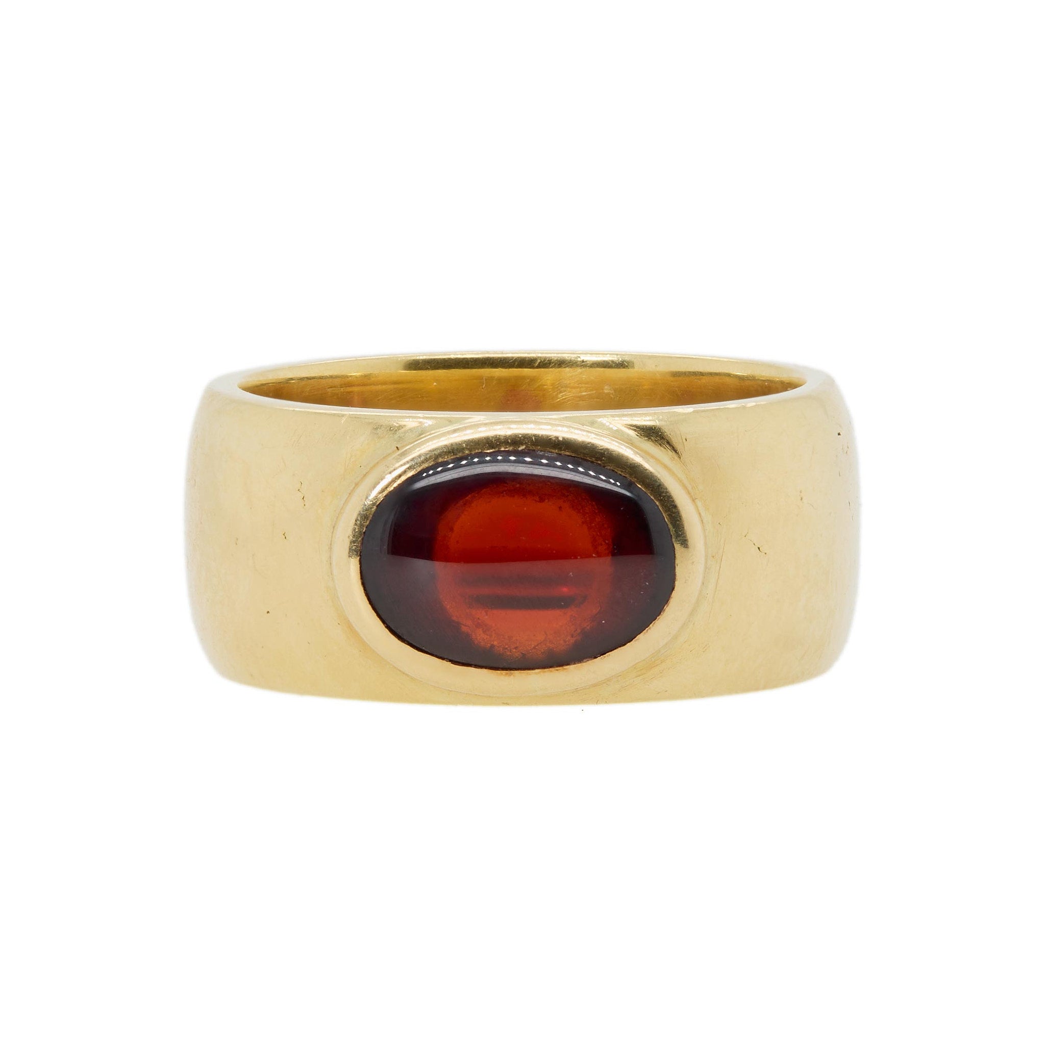 Cabochon Garnet Ring-Charlotte Sayers Antique Jewellery