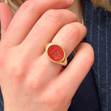 Carnelian Signet Ring