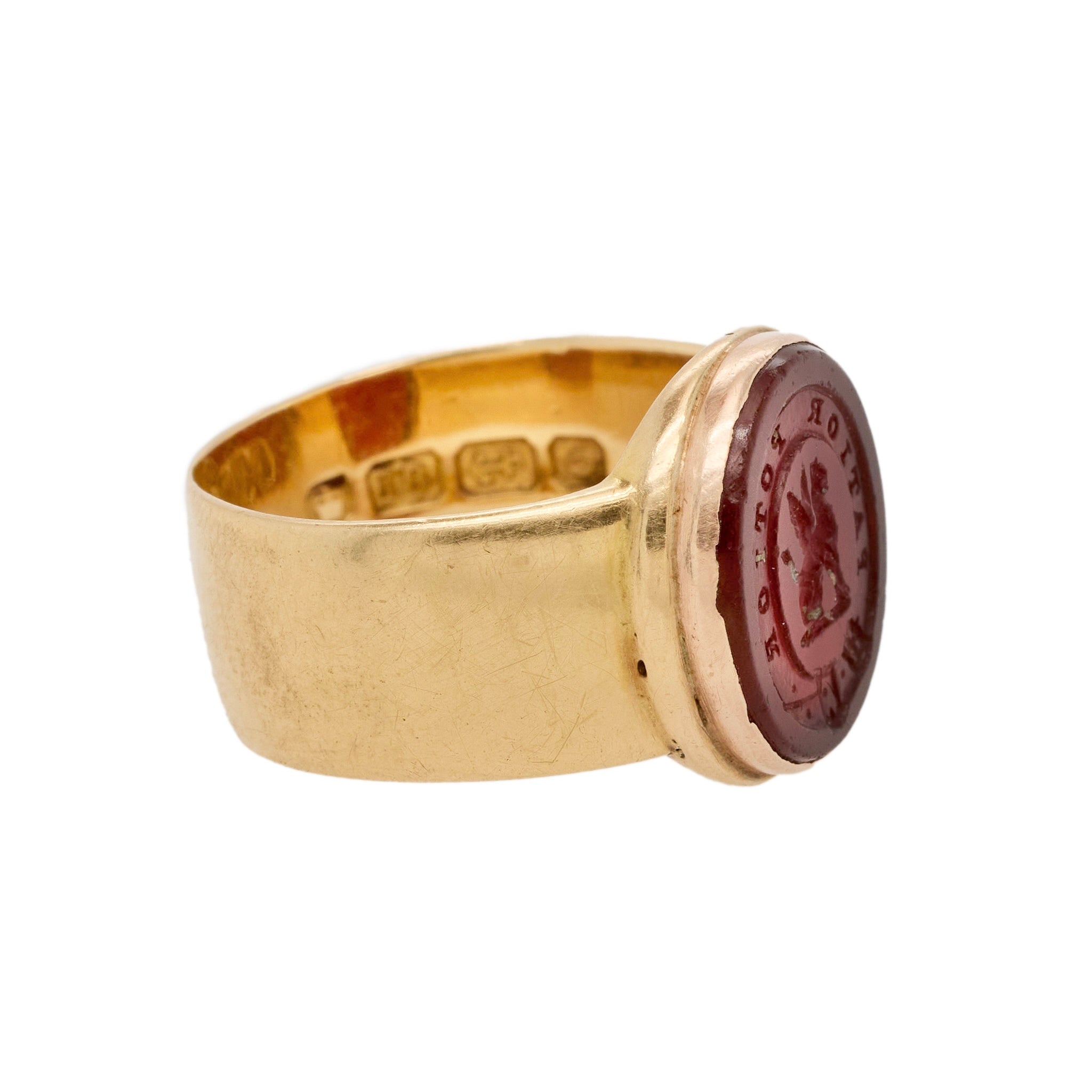 Carnelian Signet Ring-Charlotte Sayers Antique Jewellery