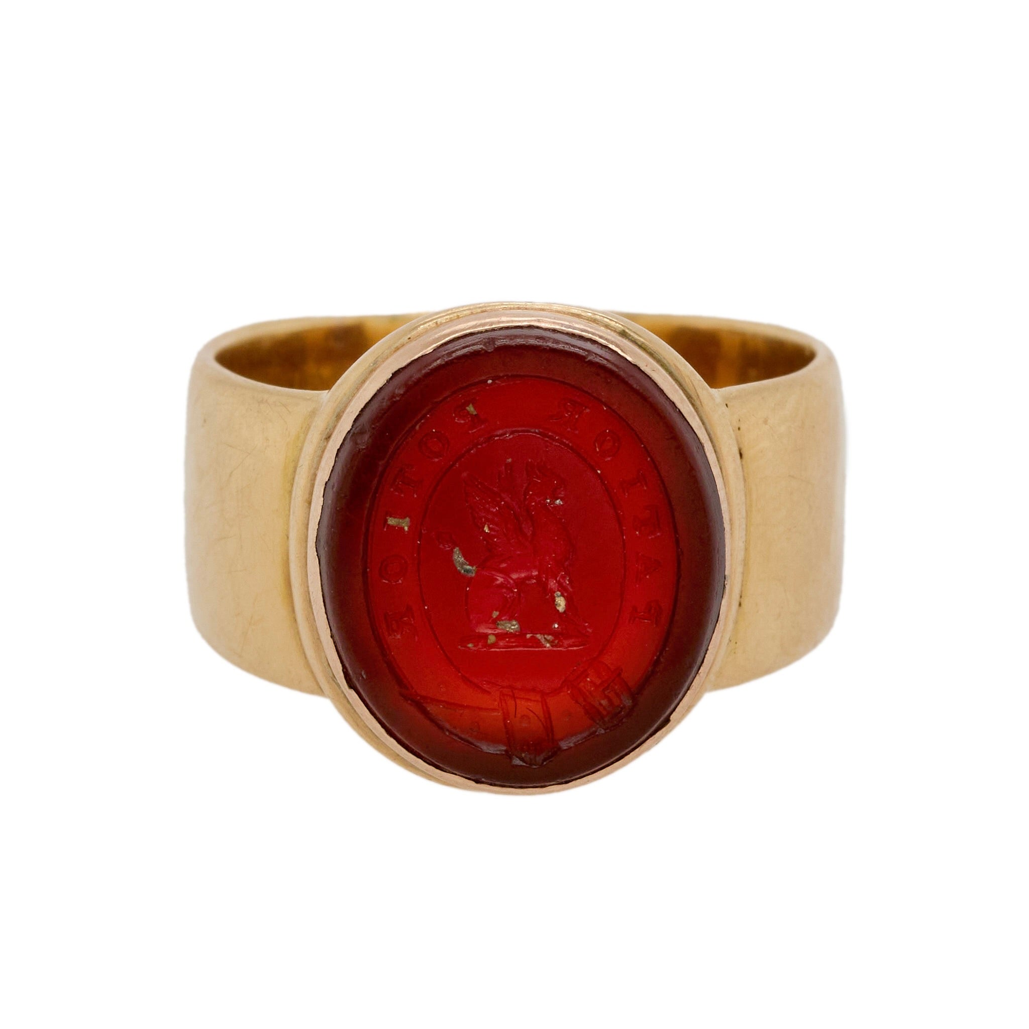 Carnelian Signet Ring-Charlotte Sayers Antique Jewellery