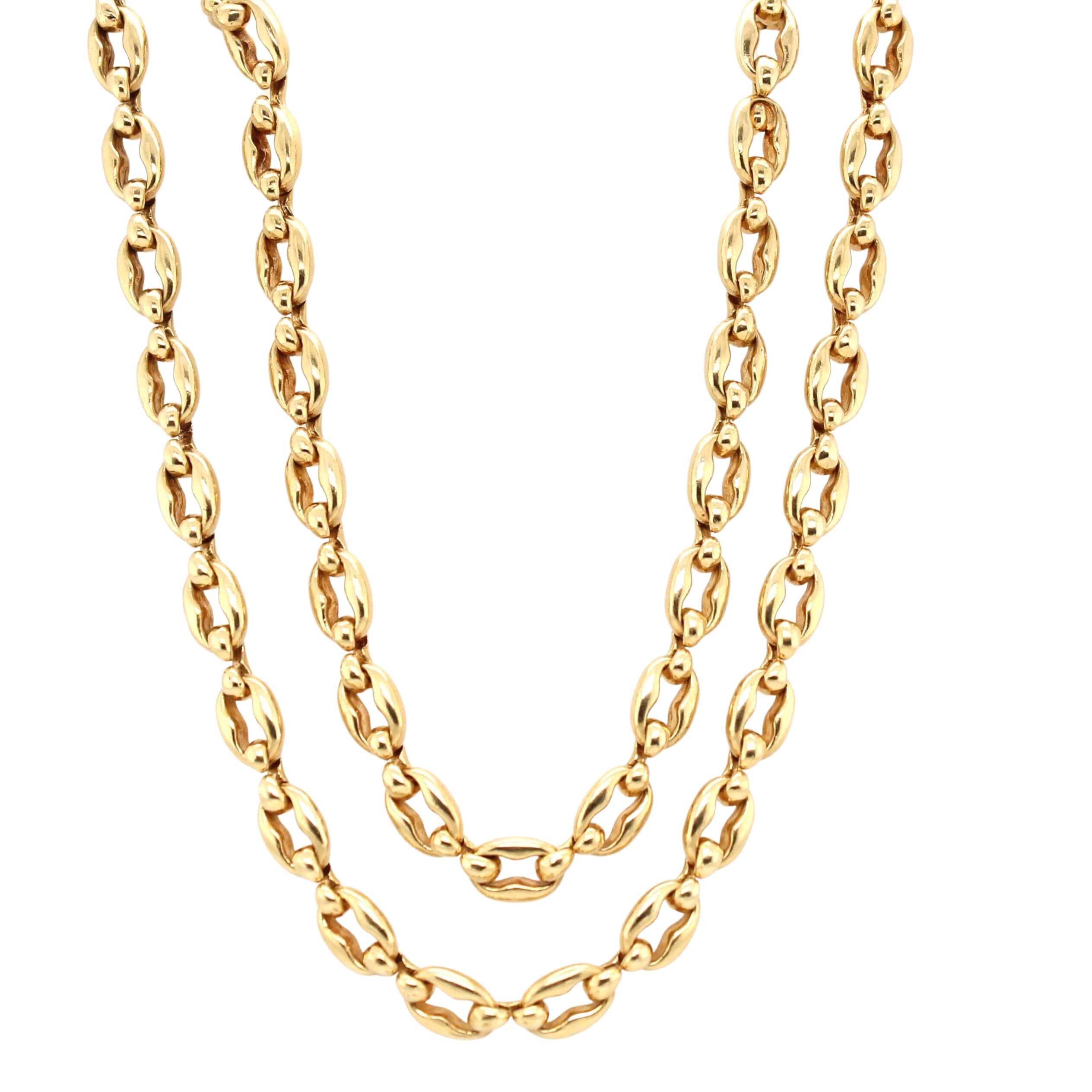 Caeter Chain Cartier Chain Necklace - Charlotte Sayers Antique Jewellery