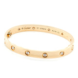 Cartier Diamond Love Bangle-Charlotte Sayers Antique Jewellery