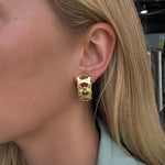 Cartier Hoop Earrings-Charlotte Sayers Antique Jewellery