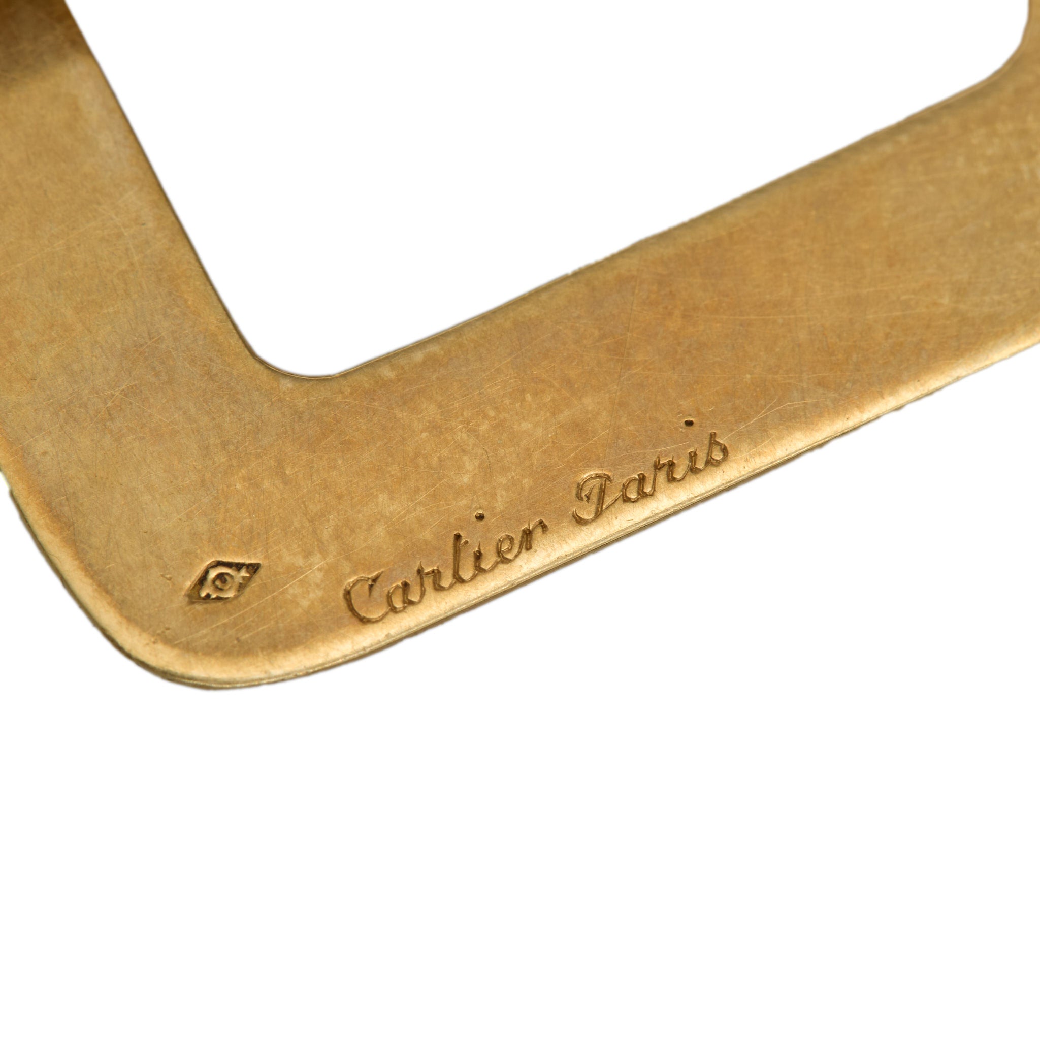 Cartier Money Clip-Charlotte Sayers Antique Jewellery