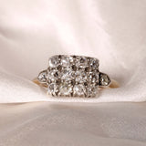 Rectangular Victorian Diamond Ring