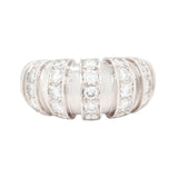 Chaumet Diamond Bombé Ring-Charlotte Sayers Antique Jewellery