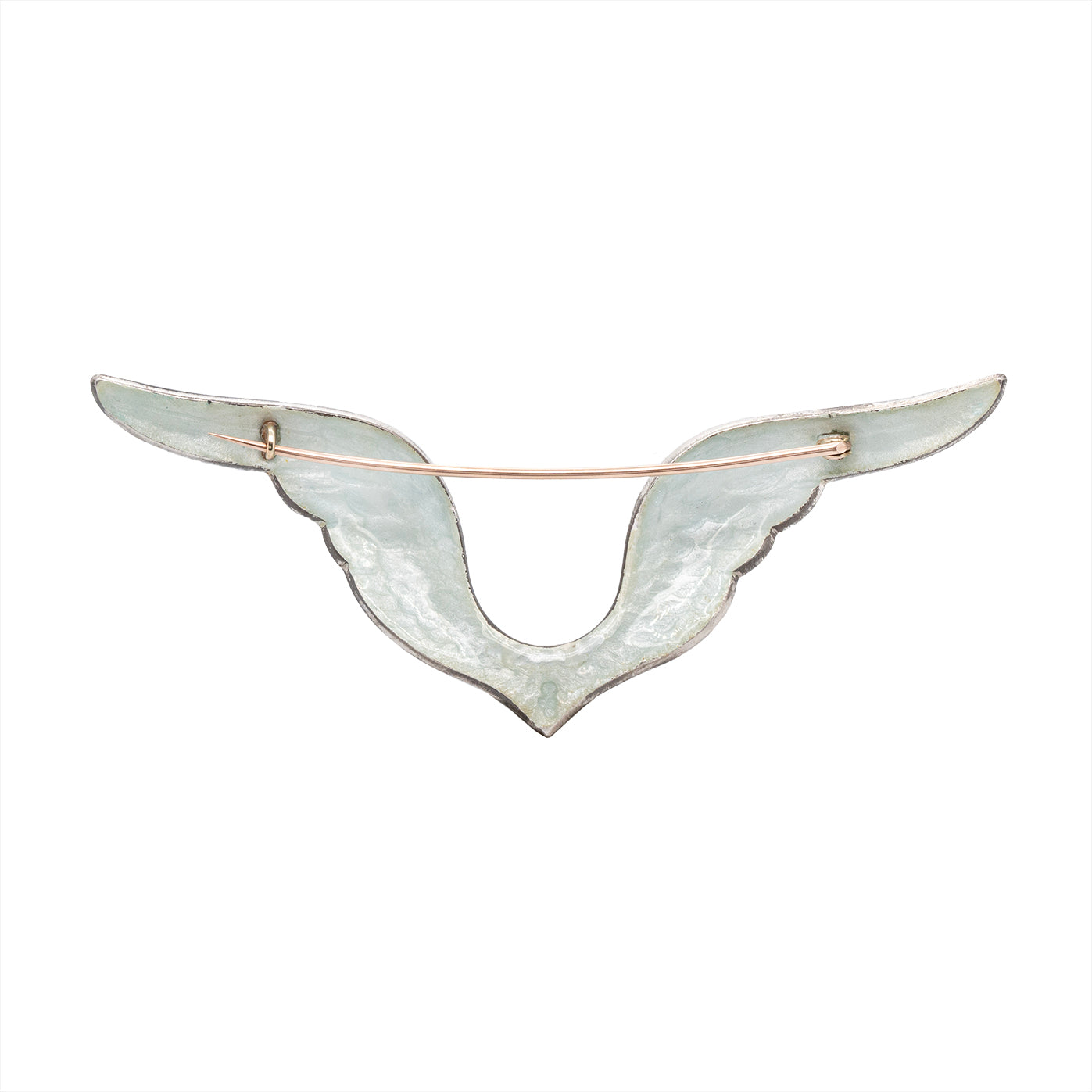 Child and Child Art Nouveau Wings Brooch-Charlotte Sayers Antique Jewellery