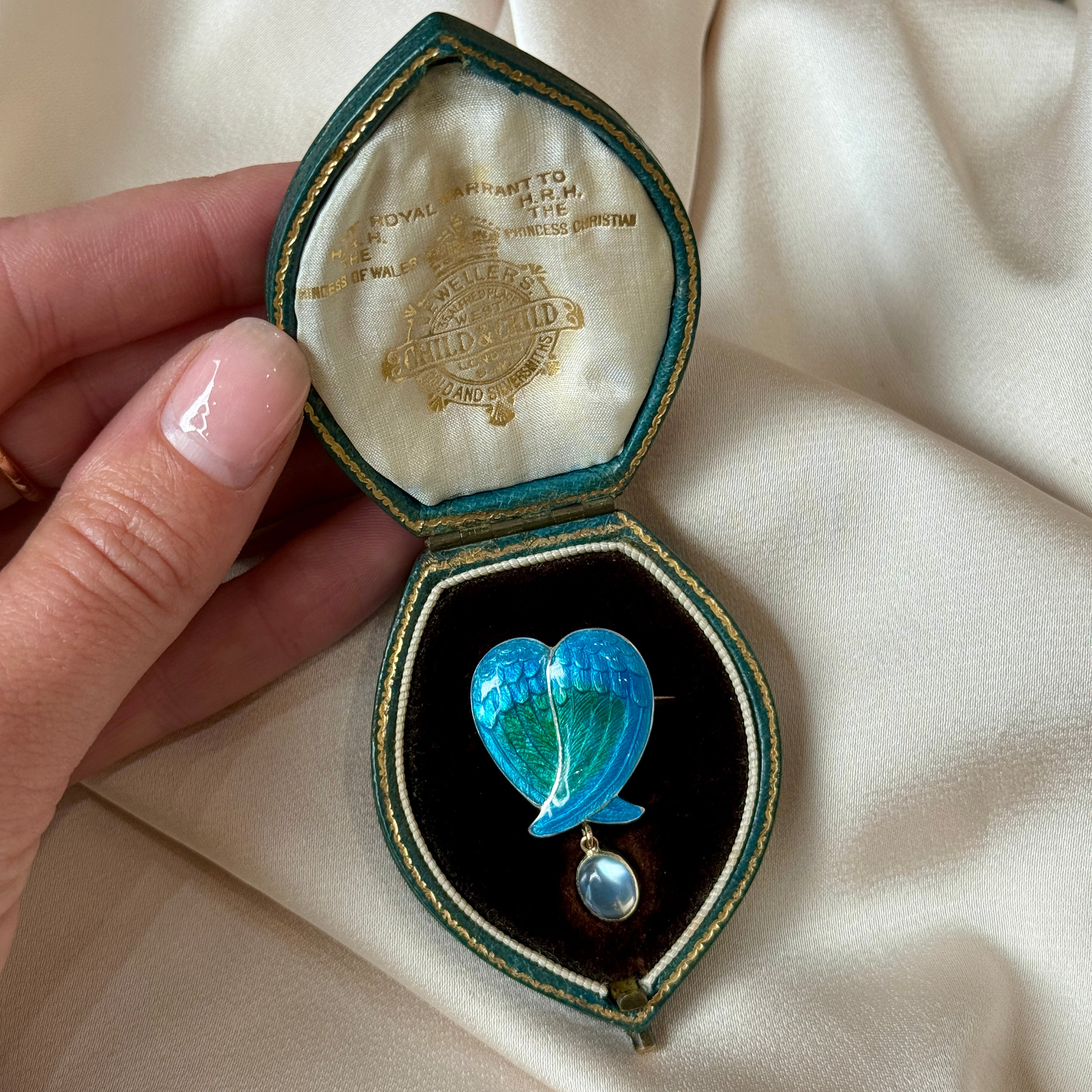 Child and Child Wings Brooch-Charlotte Sayers Antique Jewellery