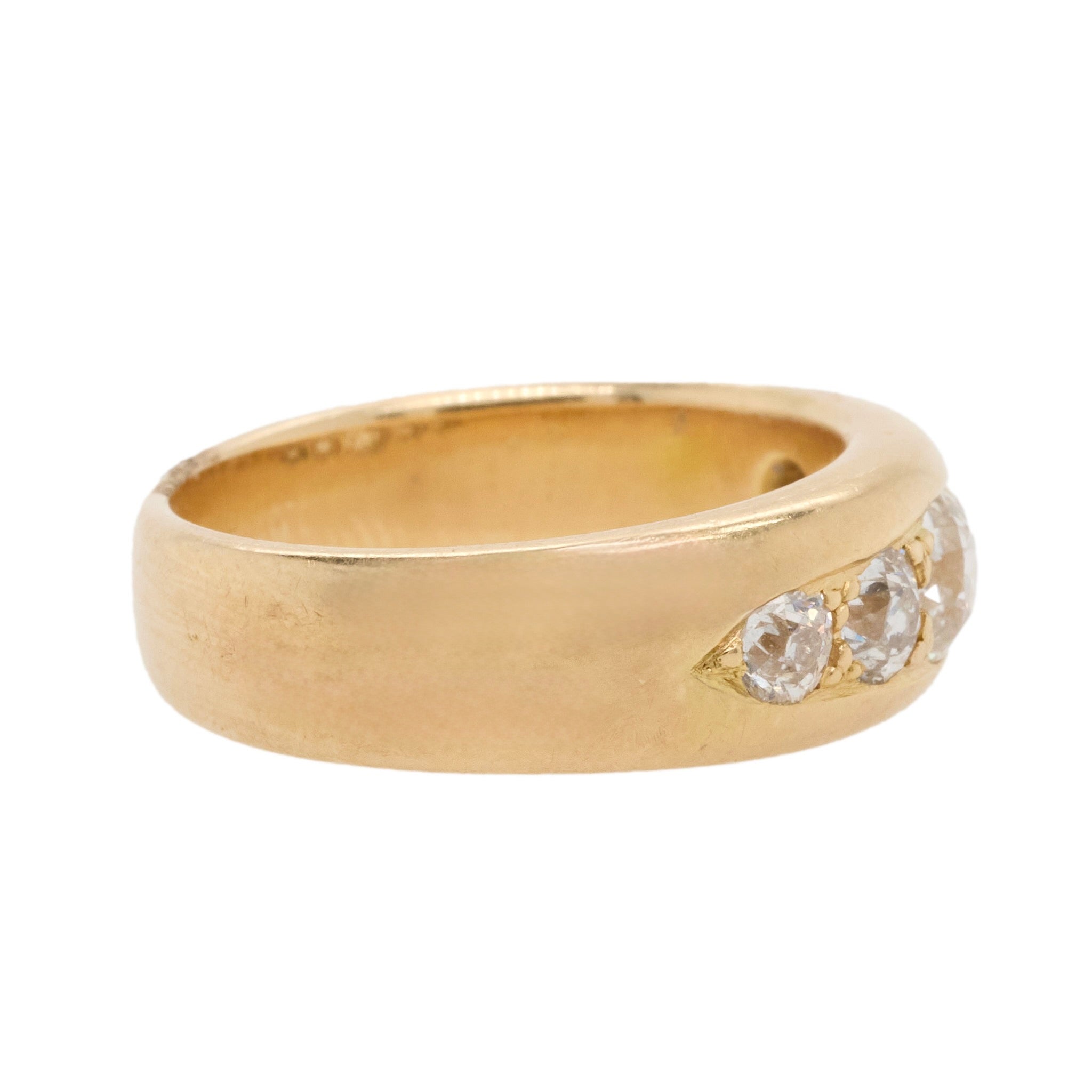 Chunky Diamond Ring-Charlotte Sayers Antique Jewellery