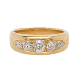 Chunky Diamond Ring-Charlotte Sayers Antique Jewellery