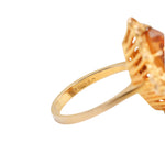 Citrine Cocktail Ring-Charlotte Sayers Antique Jewellery