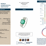 Colombian Emerald and Diamond Ring-Charlotte Sayers Antique Jewellery