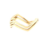 Contoured Gold Bangle-Charlotte Sayers Antique Jewellery