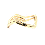 Contoured Gold Bangle-Charlotte Sayers Antique Jewellery