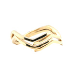 Contoured Gold Bangle-Charlotte Sayers Antique Jewellery