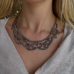 Cut Steel Necklace-Charlotte Sayers Antique Jewellery