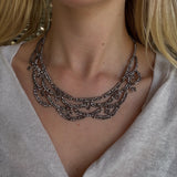 Cut Steel Necklace-Charlotte Sayers Antique Jewellery